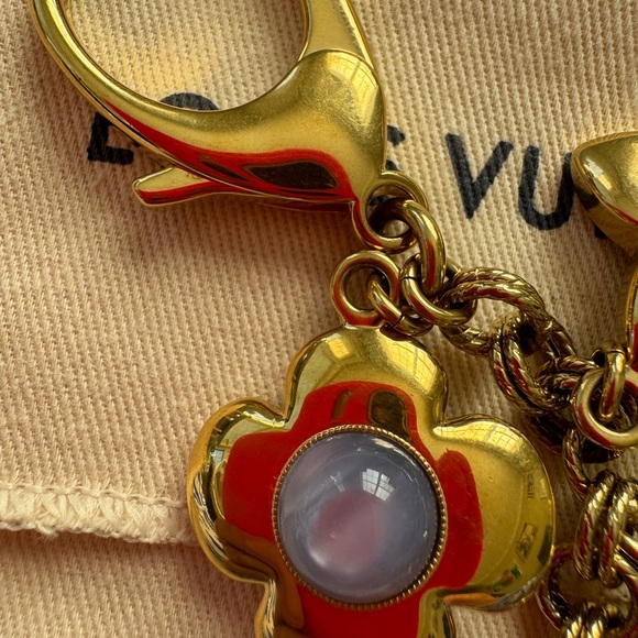 🔥LIKE NEW Louis Vuitton FULL INCLUSION key chain charm - Picture 4 of 13
